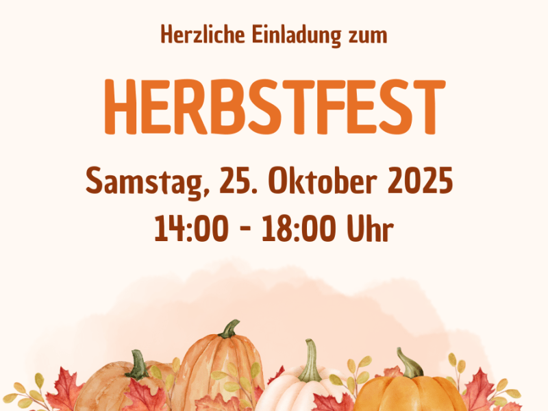 Einladung zum Herbstfest&nbsp;2025