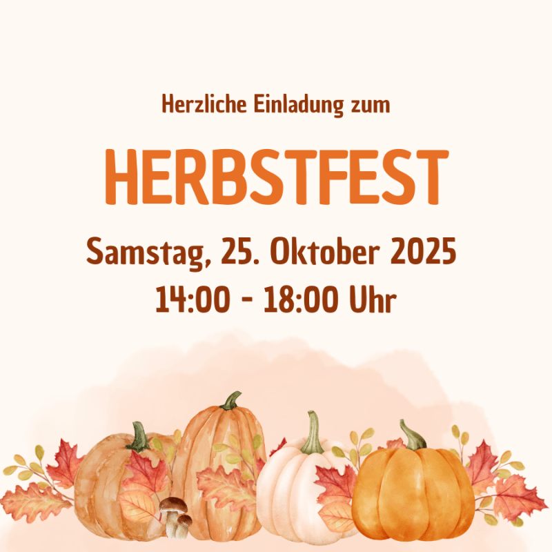 Einladung zum Herbstfest&nbsp;2025