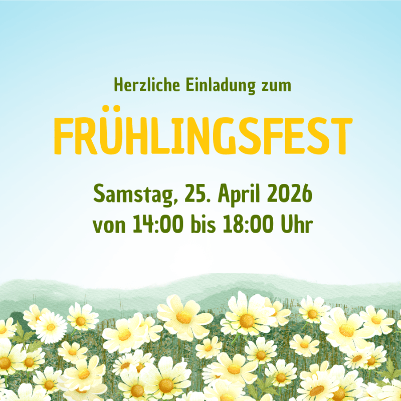 Einladung zum Frühlingsfest&nbsp;2026